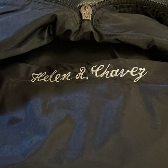 Leather Poncho Cape Black Oversized - Picture 11 of 11